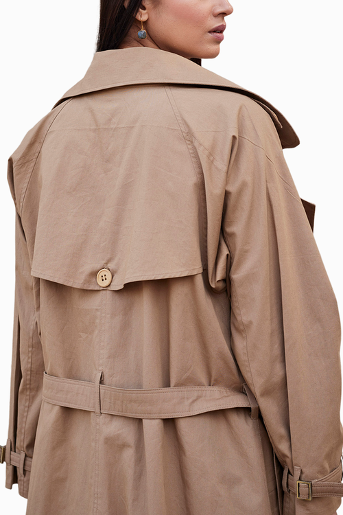 Latte Trench Coat