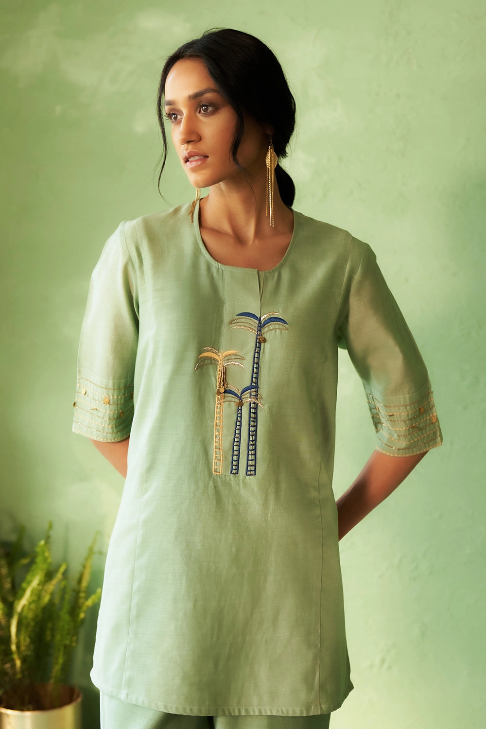 Tea Green Co-ord Set