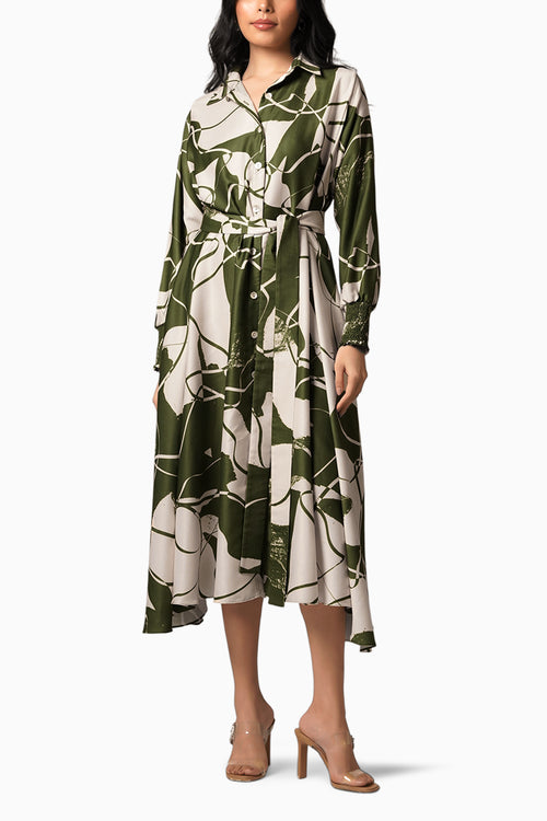 Kaee Belted Dress