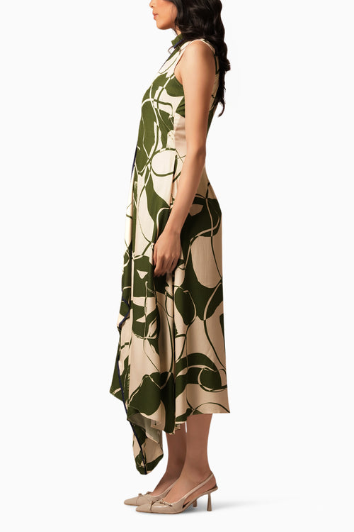 Kaee Pleated Dress