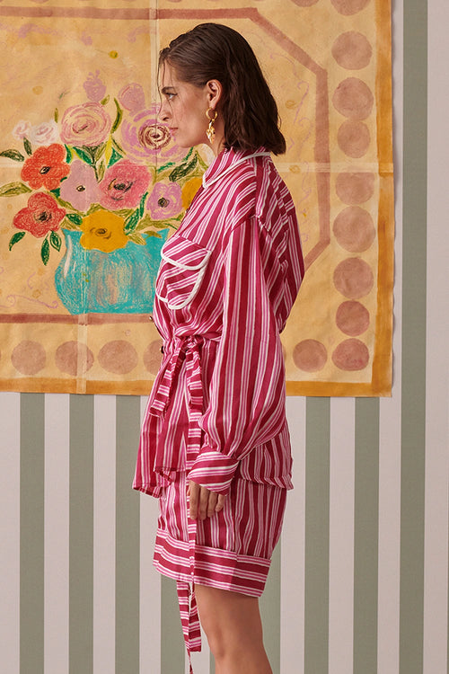 Blush Stripes Uniform Co-ord