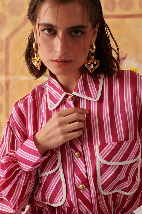 Blush Stripes Uniform Co-ord