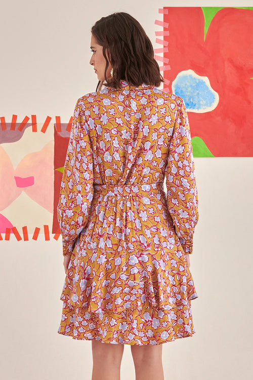 Overlapped Flair Dress