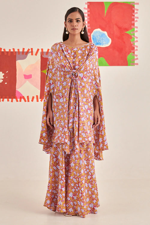 Rose Kaftan Skirt Co-ord