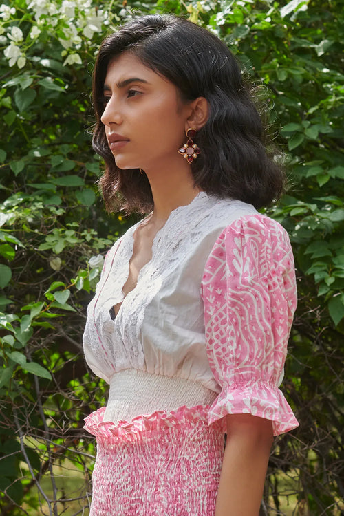 White Meadow Lace Top