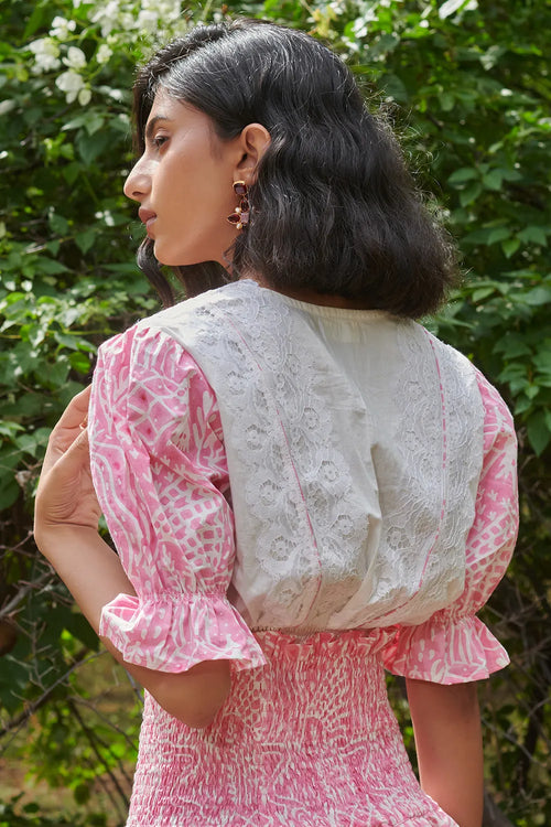 White Meadow Lace Top