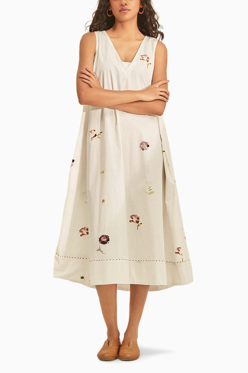 Love Lost Off White Dress
