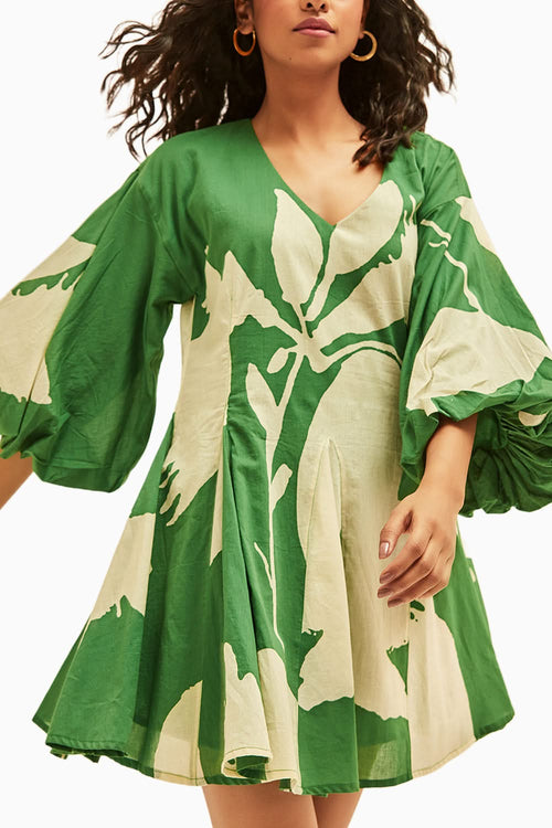 Lush Green Dress