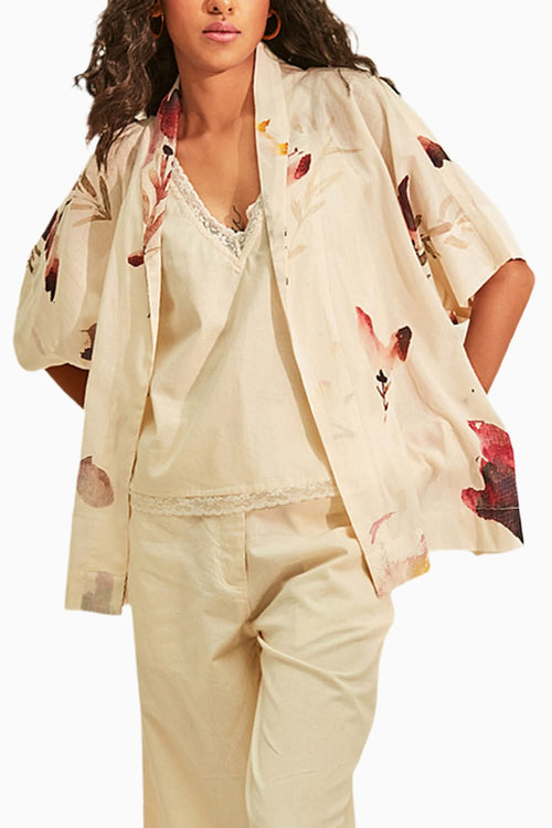 Blossom Off White Cape