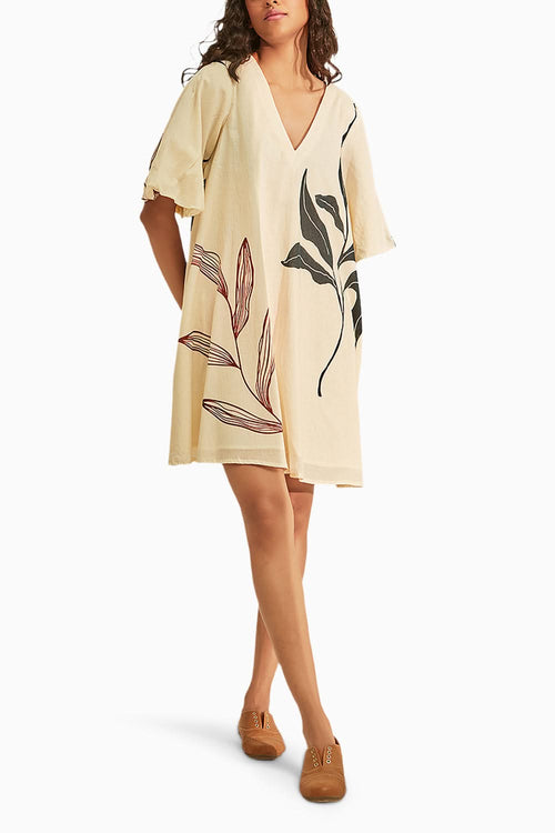 New Moon Off White Dress