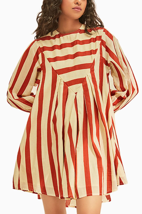 Emu Off White and Red Dress