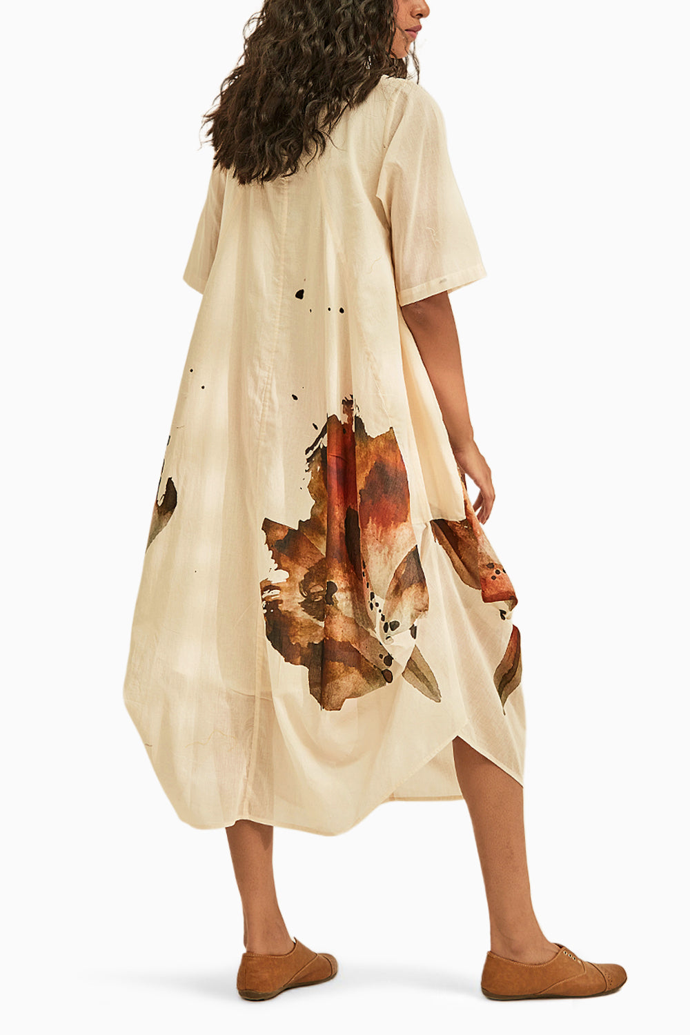 Myna Jhabla Off White Dress