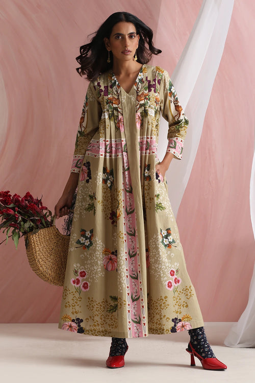 Pale Olive Doe Haven Dress