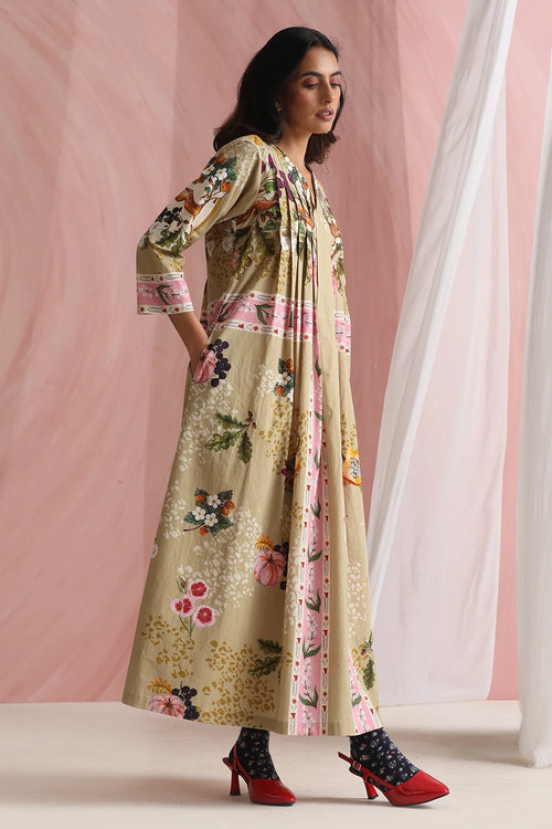 Pale Olive Doe Haven Dress
