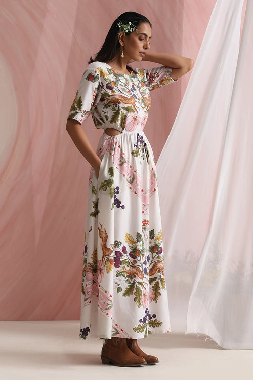 Pearl White Poetry Dress