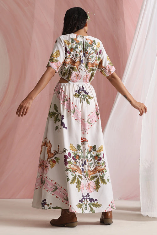 Pearl White Poetry Dress