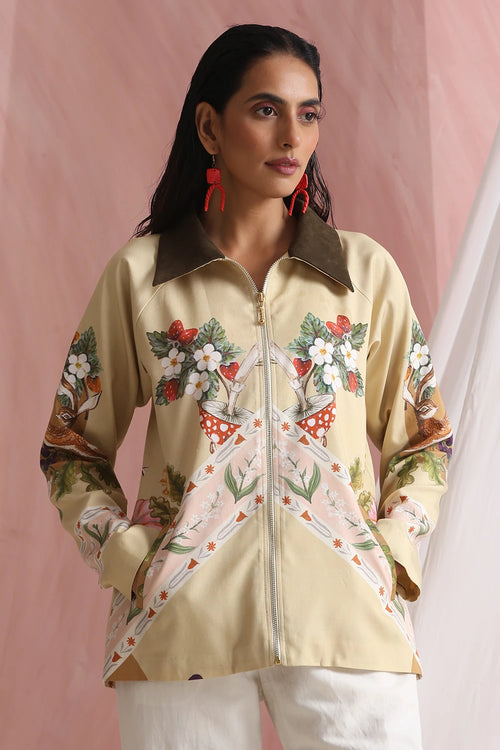 Light Beige Forest Barn Jacket