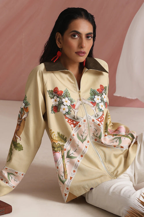 Light Beige Forest Barn Jacket