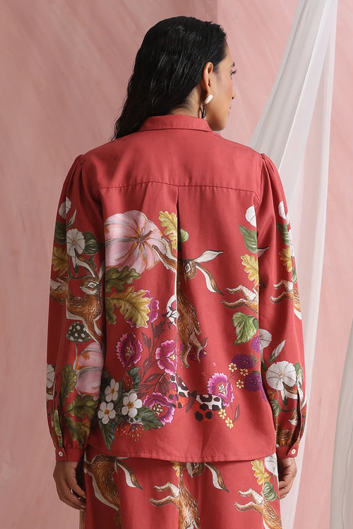 Raspberry Red Wanderlit Shirt