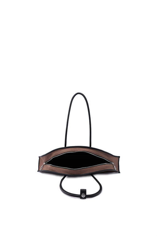 Laverne Canvas Cacao Black Bag