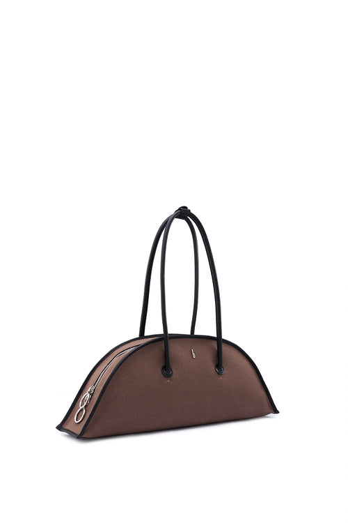 Laverne Canvas Cacao Black Bag