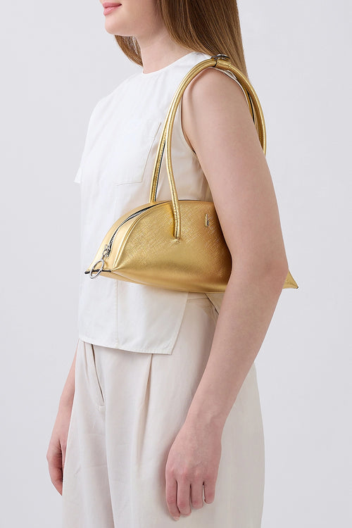 Laverne Metallic Gold Mini Bag
