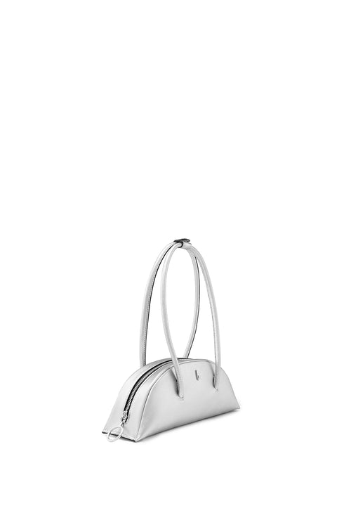 Laverne Metallic Silver Mini Bag