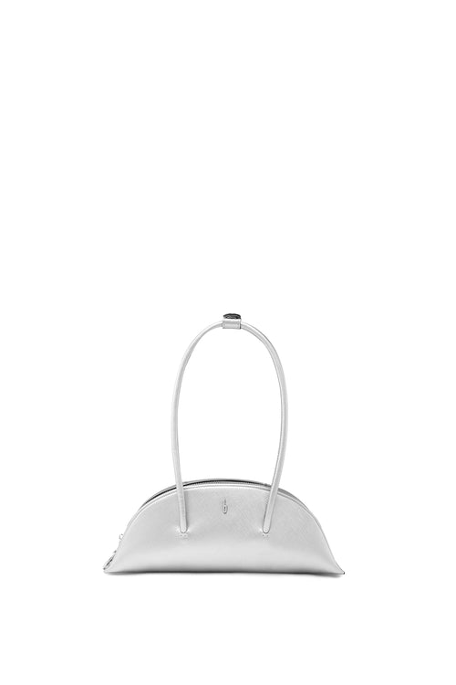 Laverne Metallic Silver Mini Bag