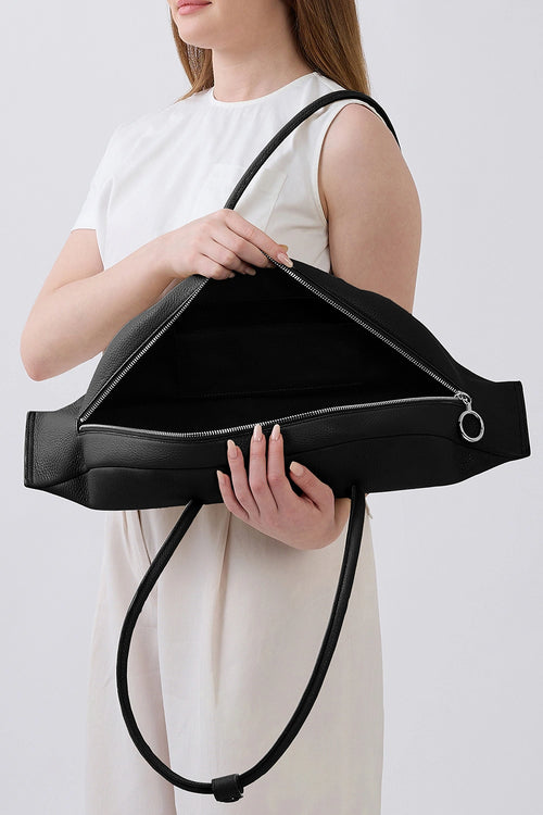 Leverne Pebble Black Bag