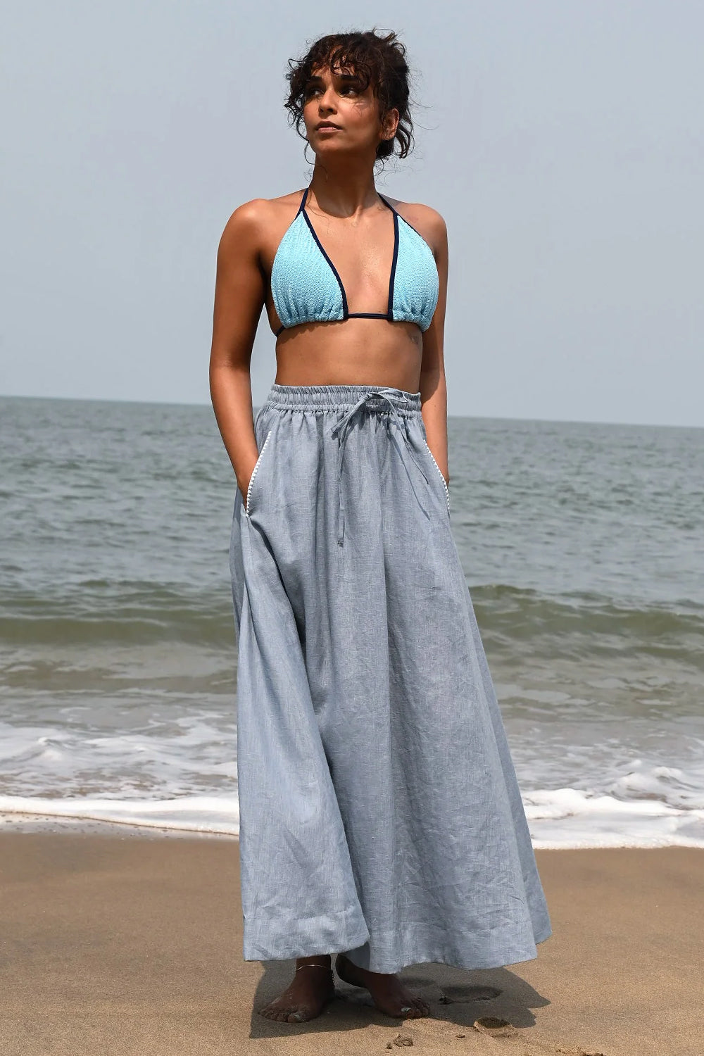 Verve Maxi Blue Skirt