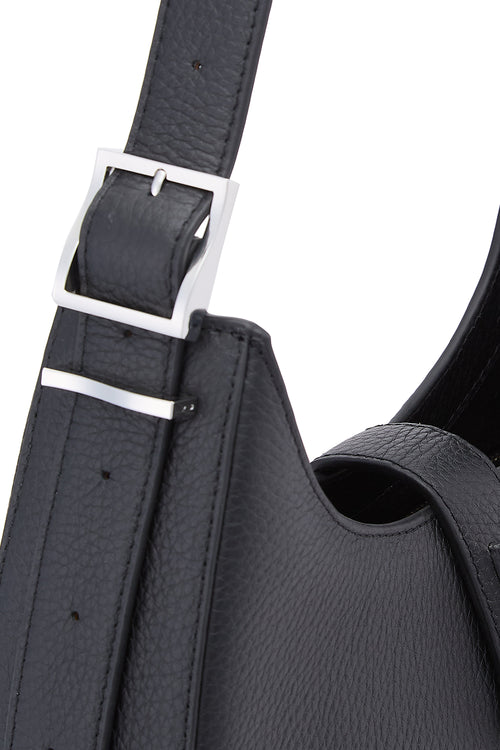 Leena Pebble Black Bag