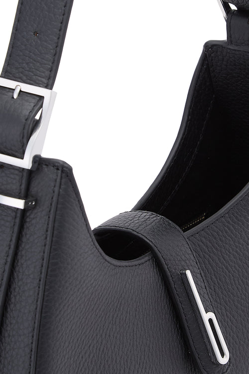 Leena Pebble Black Bag