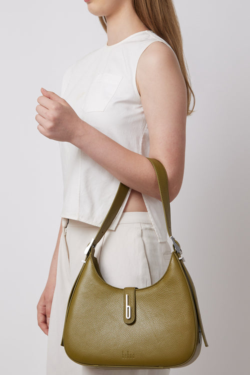 Leena Pebble Olive Bag