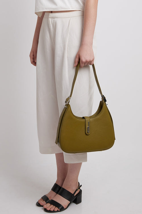 Leena Pebble Olive Bag