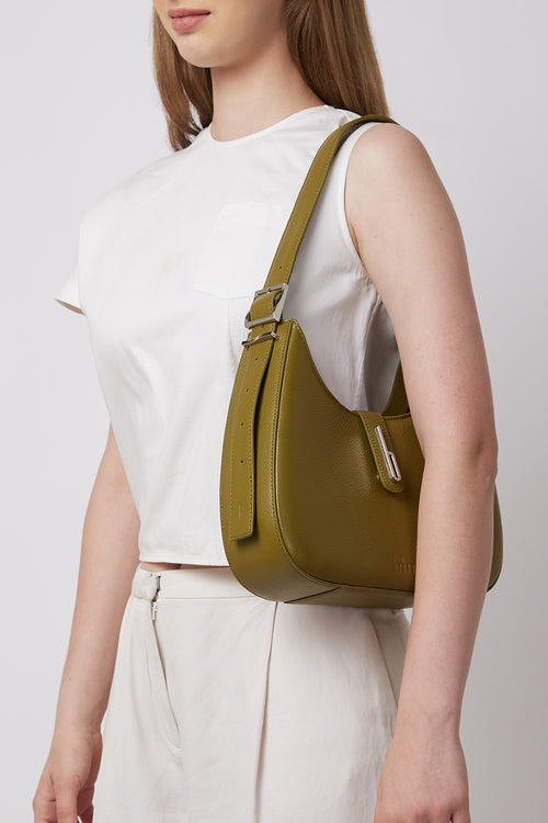 Leena Pebble Olive Bag