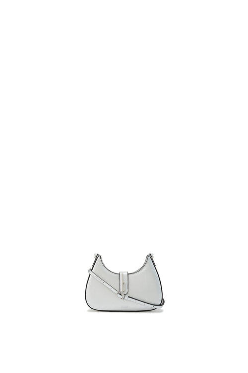 Leena Saffiano Black Mini Crossbody Bag