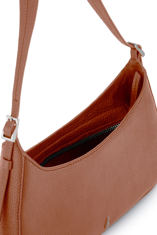 Leena Pebble Tan Pouchette