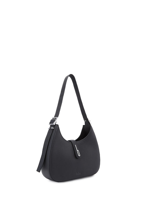 Leena Pebble Black Bag