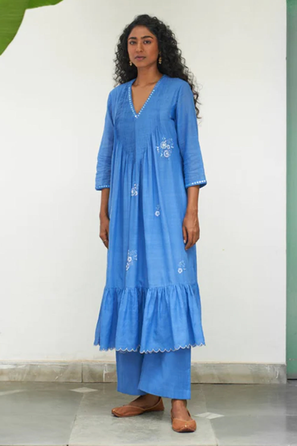 Asmani Champa Sitara Kurta Set