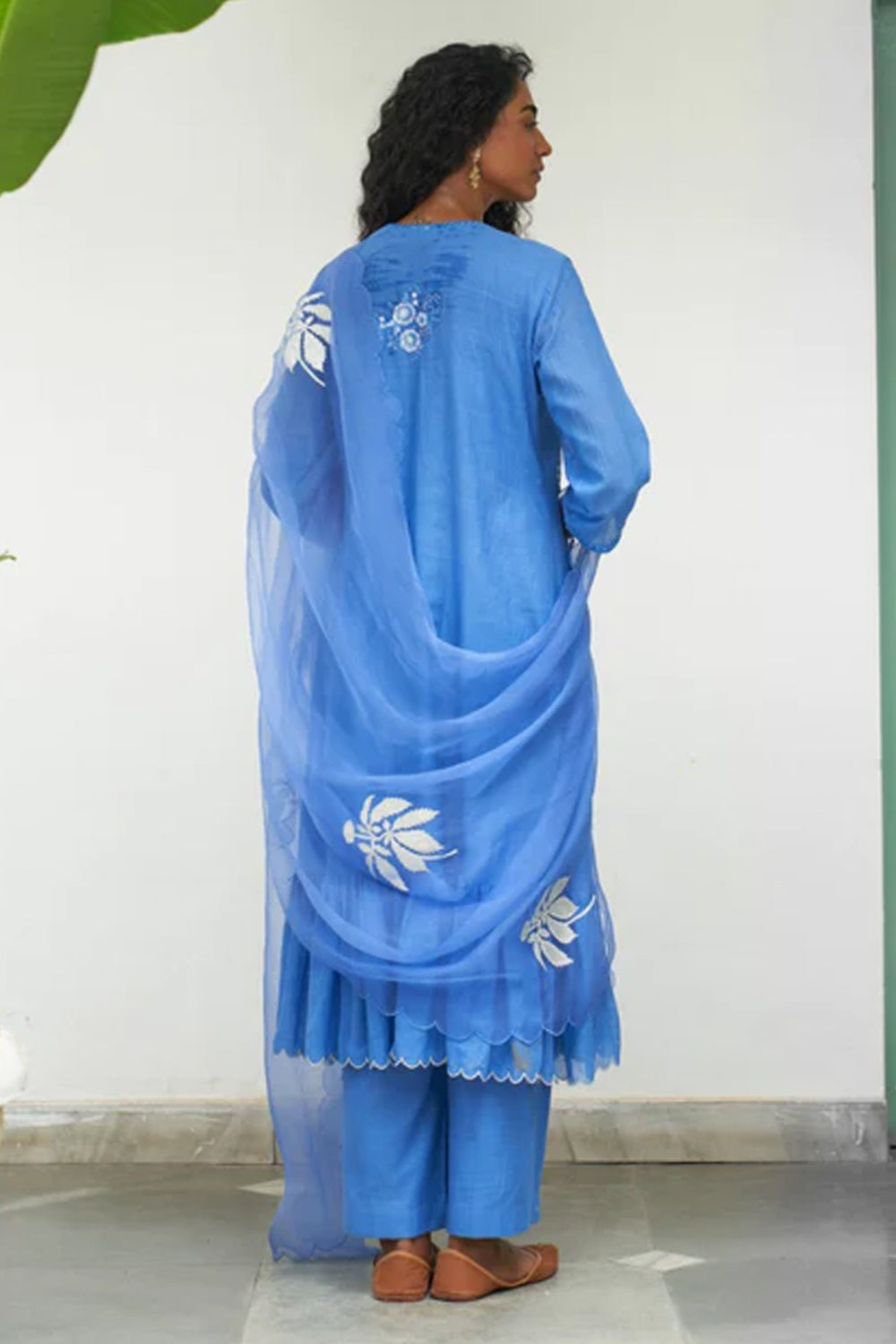 Asmani Champa Sitara Kurta Set