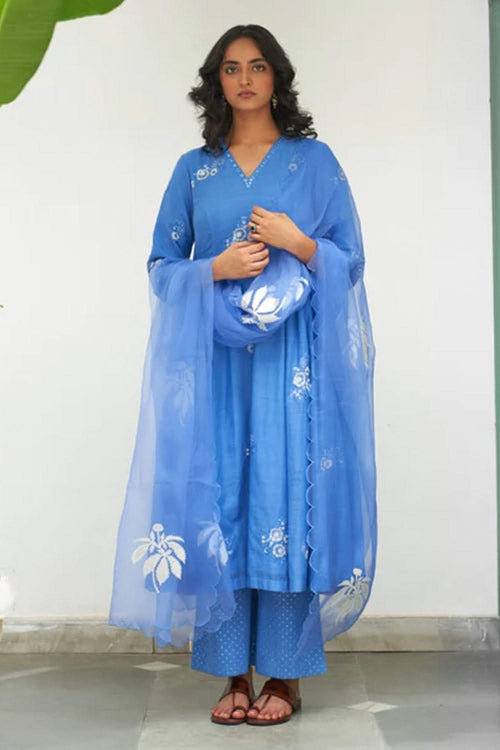 Asmani Sitara Kali Kurta Set