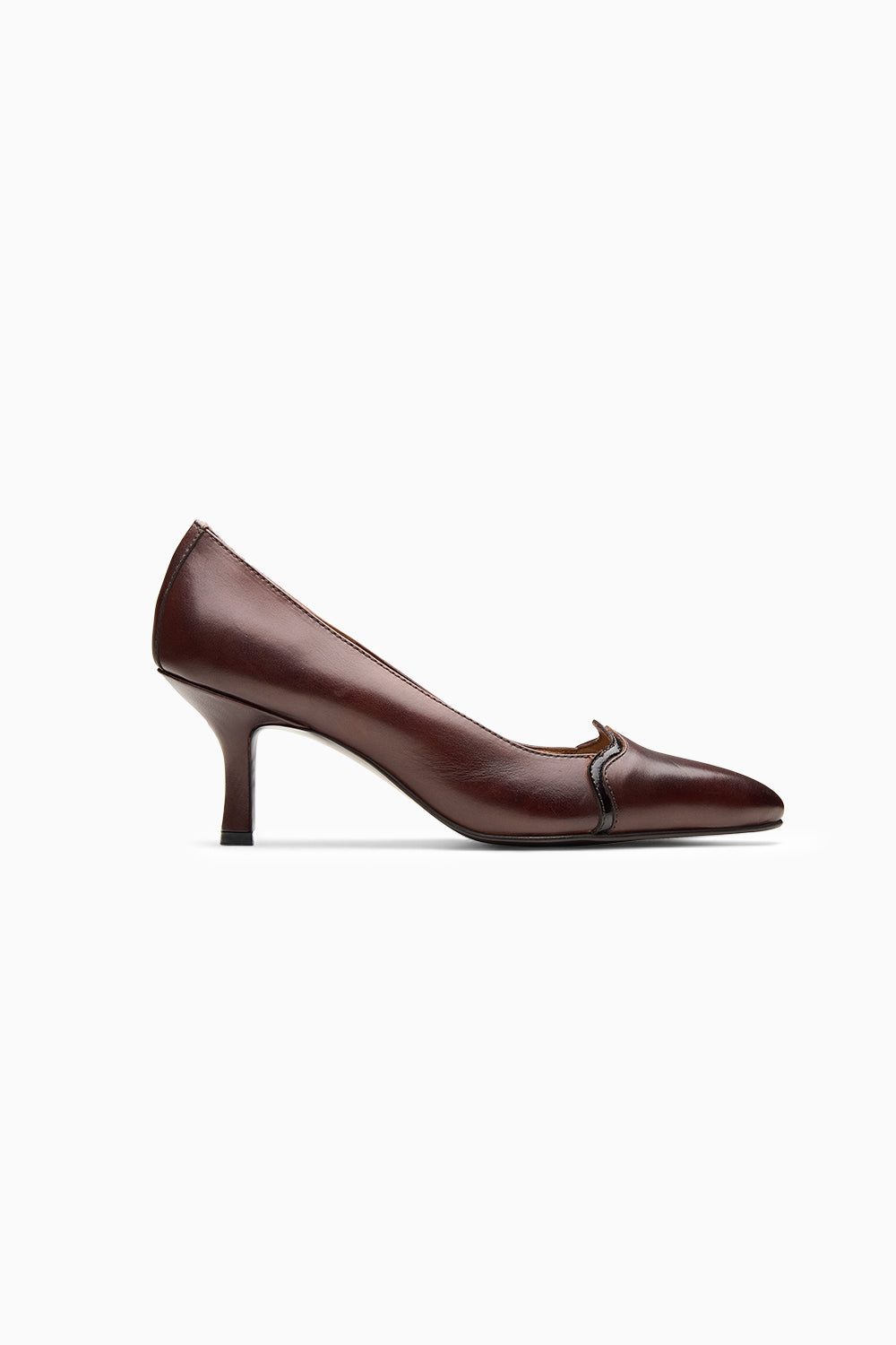 London Chestnut Kitten Heels