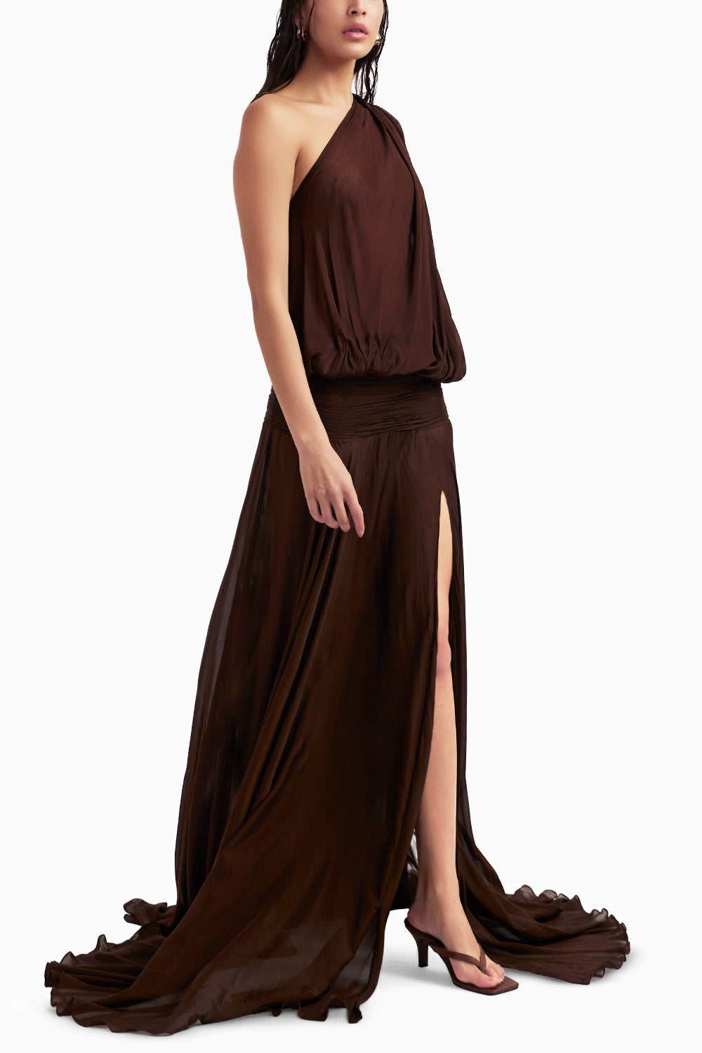 Ava Chocolate 
Brown Dress