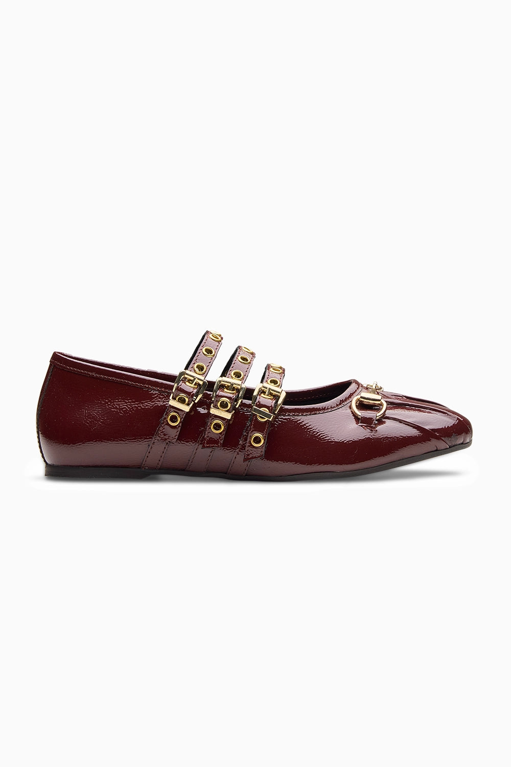Lucy Burgundy Flats