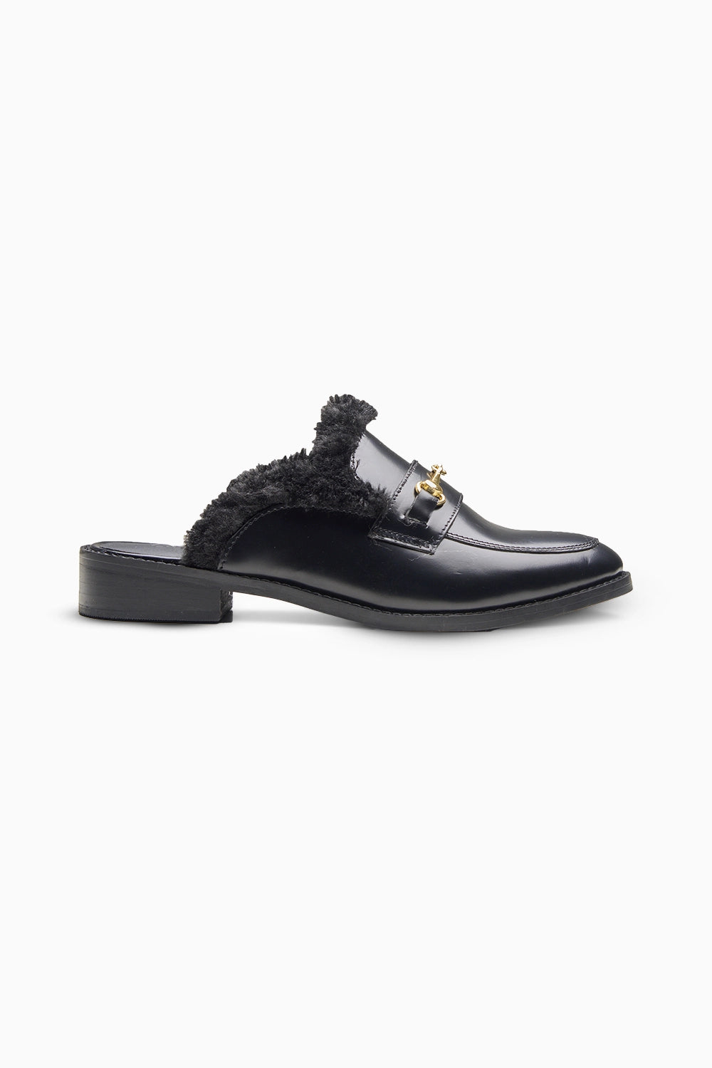 Luxe Black Mule