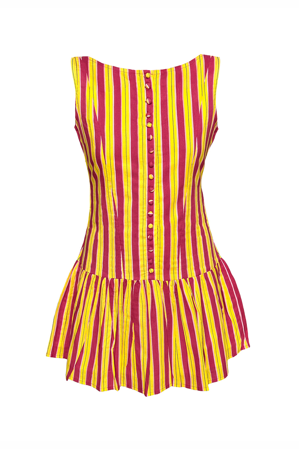 Yellow and Red Udupi Dress