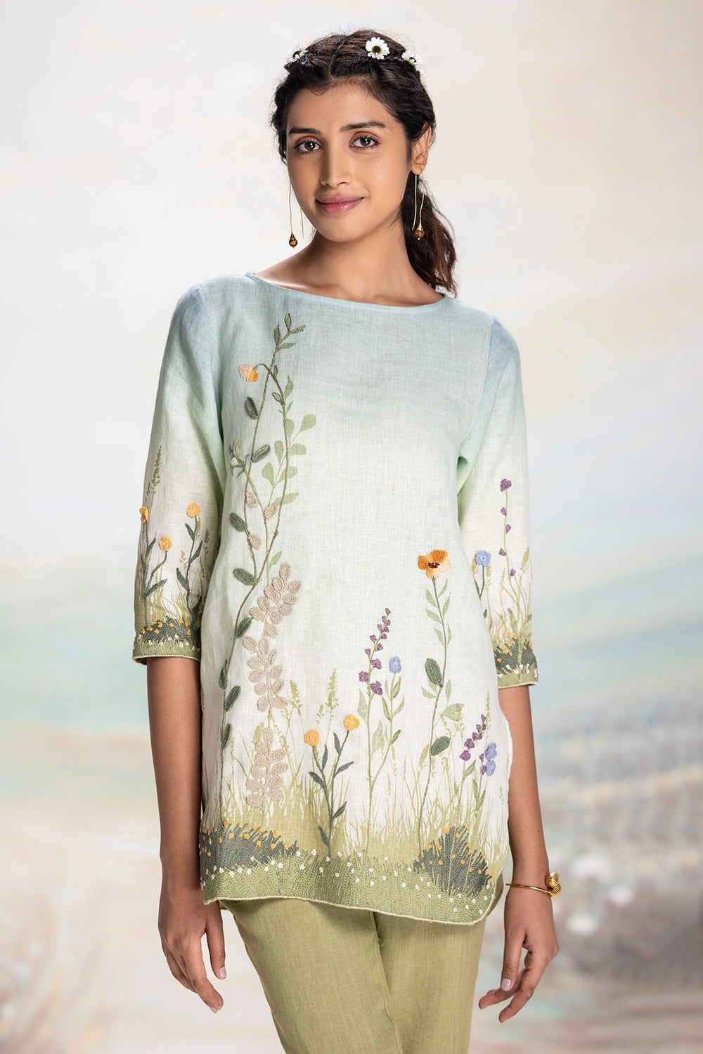 Sunset Blue Landscape Mona Co-Ord Set