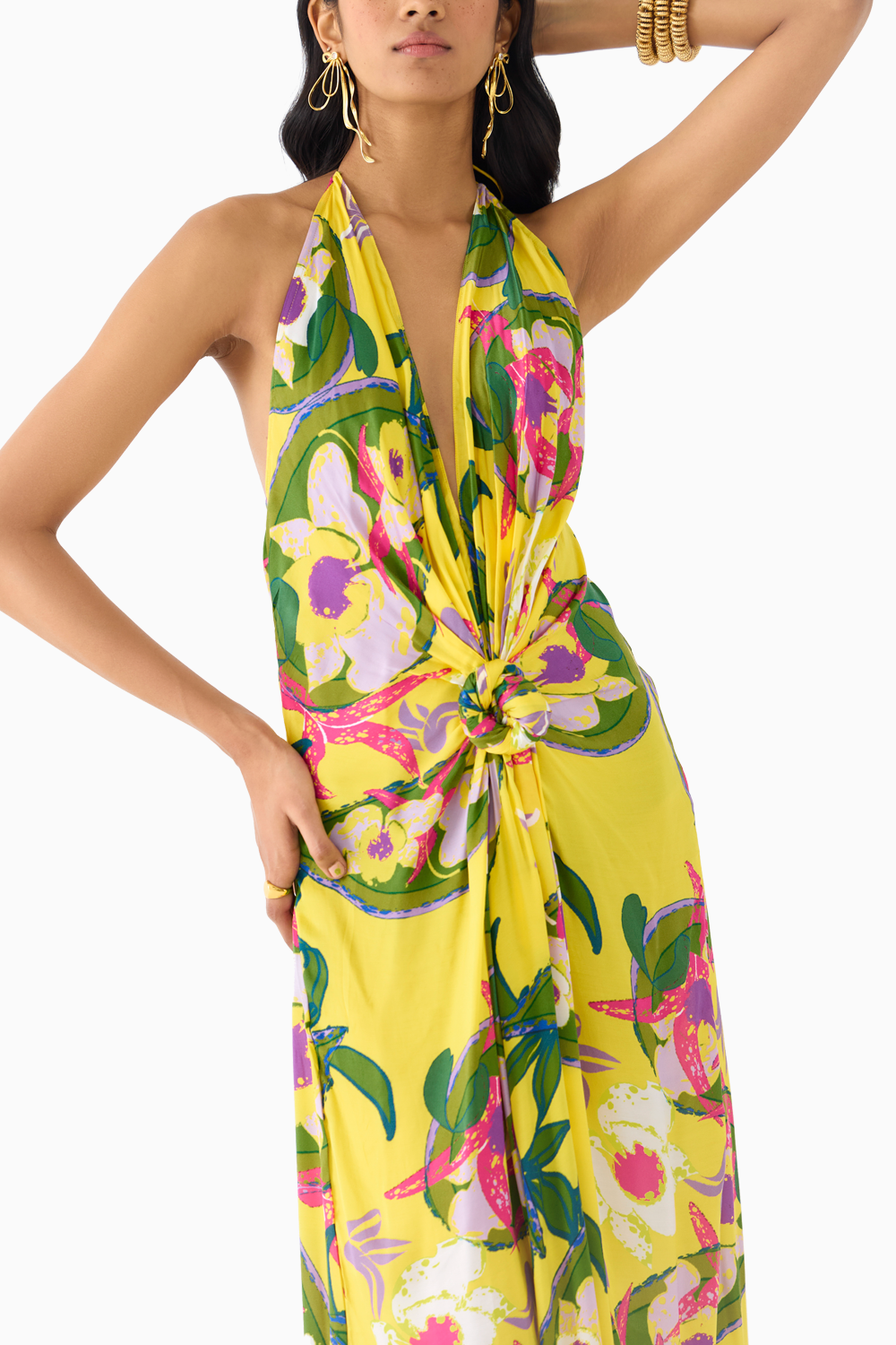 Paisley Center Knot Dress