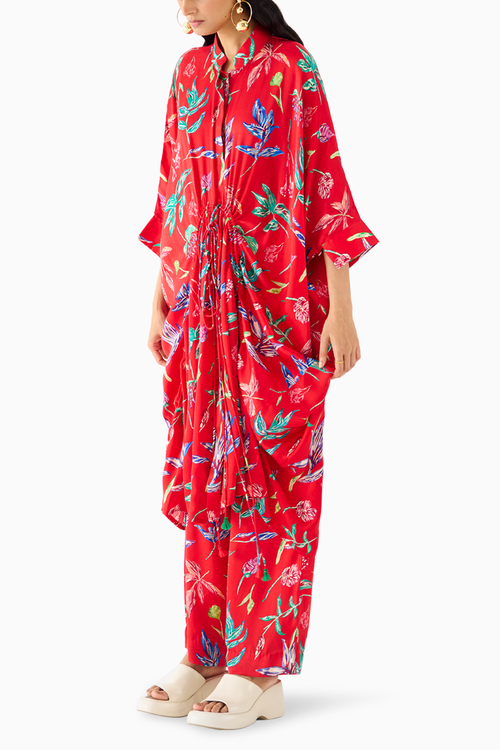 Botanica Drawstring Kimono and Pants
