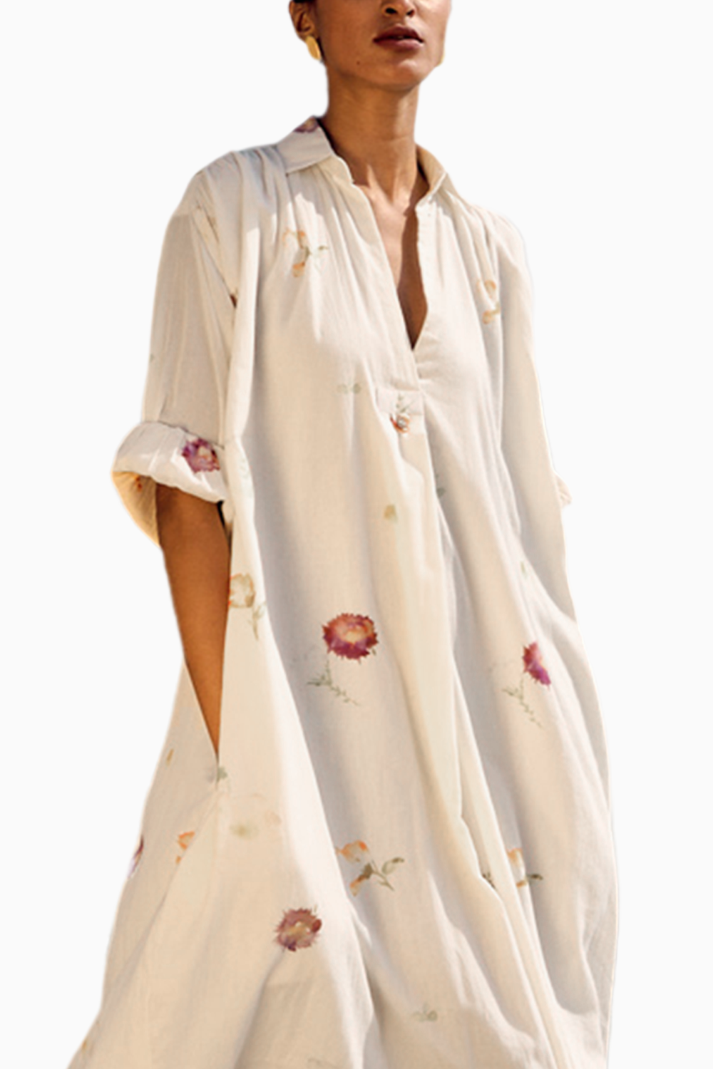 Dove Shirt Dress